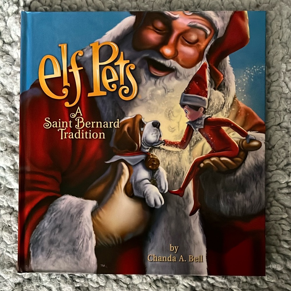 Elf Pets Saint Bernard book NEW